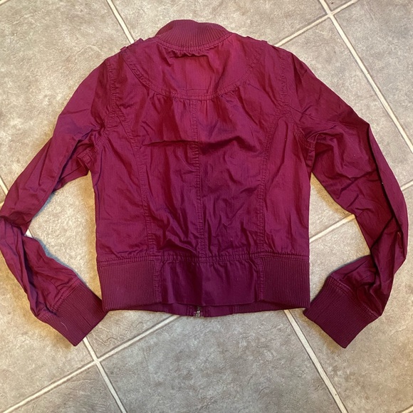 Miley Cyrus Max Azria Maroon Jacket MEDIUM - Picture 5 of 8